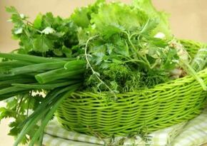 Greens have a beneficial effect on the functioning of the male body